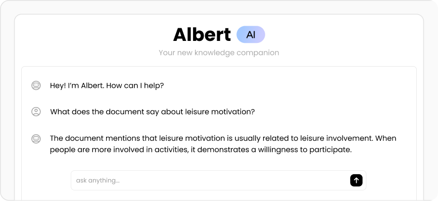 Your AI knowledge companion