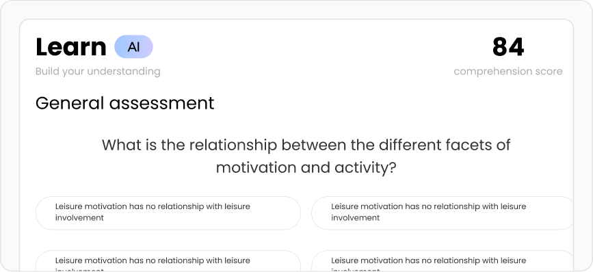 AI-powered active recall